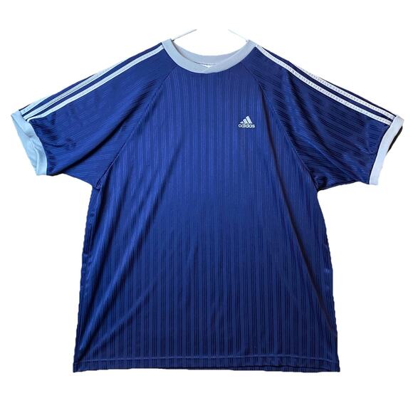 Vintage Adidas Soccer Jersey Men’s Navy XXL Made In USA - Picture 1 of 11